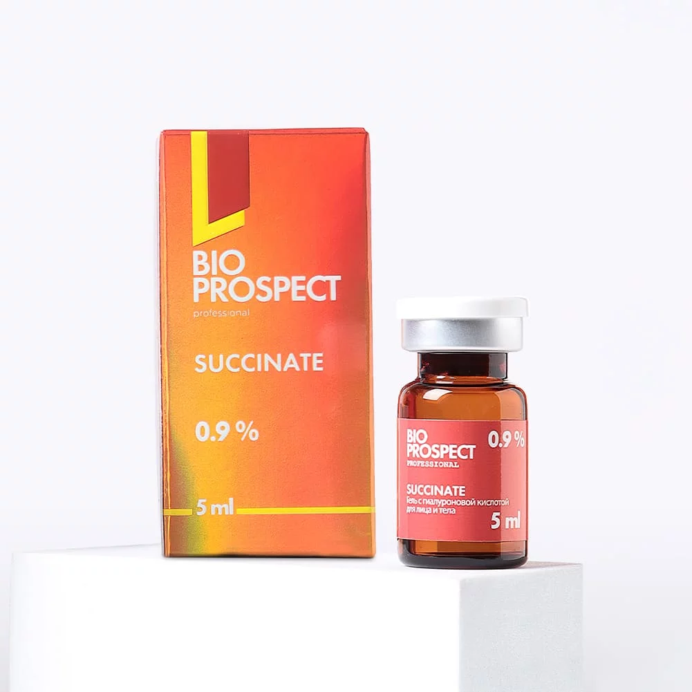 картинка BIOPROSPECT Succinate (cукцинат натрия 0.9%) гель с ГК, 5 мл от магазина Одежда+