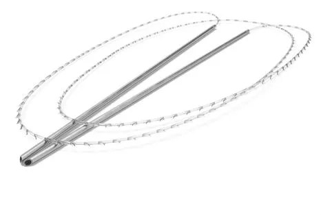 картинка Нить Light Lift Needle Blunt АПТОС из с/п с насеч. 3.5*500мм, с 2 об.остр. канюл.0,8*110мм стер от магазина Одежда+