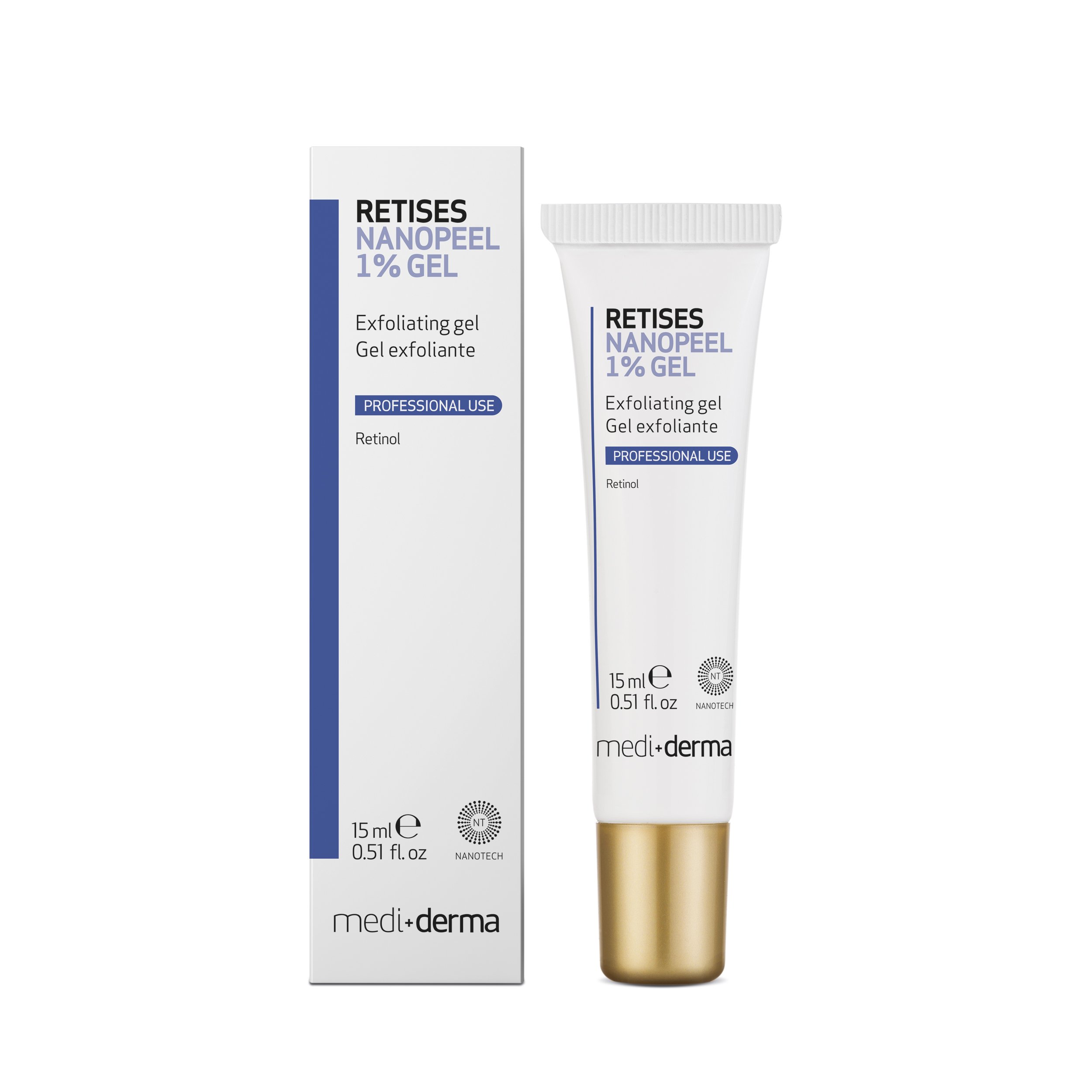 картинка RETISES Nanopeel 1% gel – Пилинг-гель, 15 мл