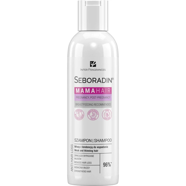 картинка Укрепляющий шампунь Seboradin MAMA HAIR для беременных и кормящих мам / Seboradin MAMA HAIR shampoo 200 мл