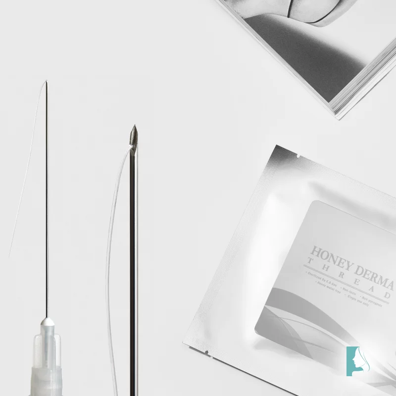 картинка Нити рассасывающиеся Honey Derma Thread YRN 31-00 MONO 31/13